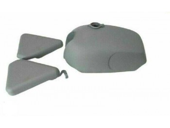 FIT FOR NORTON COMMANDO ROADSTER 750 PETROL TANK WITH SIDE PANEL RAW
