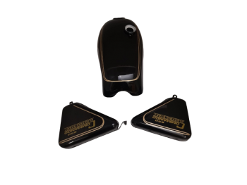 Fit For Norton Commando Roadster Black Painted Petrol Tank +850 Side Panel 