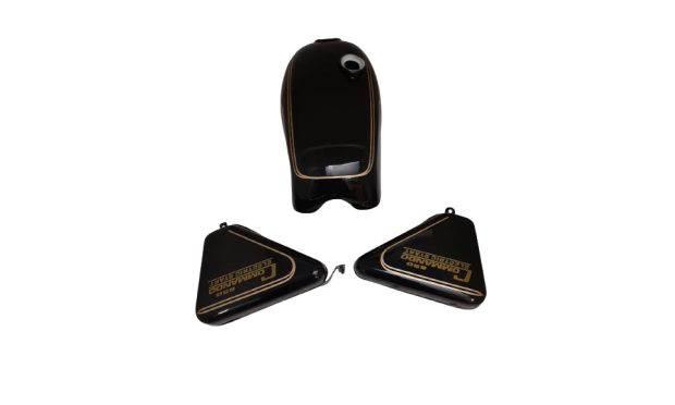 Fit For Norton Commando Roadster Black Painted Petrol Tank +850 Side Panel 