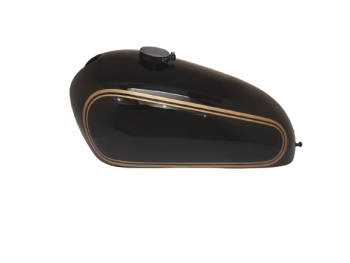 FIT FOR NORTON P11 N15 MATCHLESS G15 G80CS STEEL SCRAMBLER BLACK TANK +GOLD PINSTRIPES