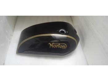 FIT FOR NORTON COMMANDO INTERSTATE BLACK TANK WITH 750 SIDE PANELS