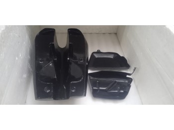 FIT FOR NORTON COMMANDO INTERSTATE BLACK TANK WITH 750 SIDE PANELS