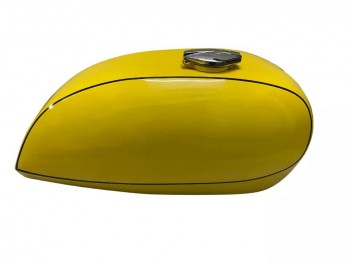 FIT FOR NORTON COMMANDO INTERSTATE YELLOW WITH TANK 750 SIDE PANELS