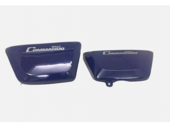Fit For Norton Commando Fastback /Interstate Tool Box &Oil Blue Side Panels