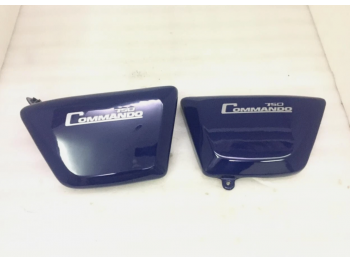 Fit For Norton Commando Fastback /Interstate Tool Box &Oil Blue Side Panels