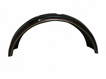 FIT FOR NORTON 16H BLACK PAINTED FENDER SET & STAYS WITH DUAL OUTLINE 