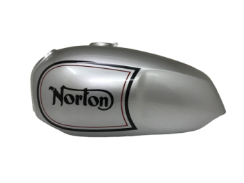 NORTON COMMANDO ROADSTER SILVER PAINTED WITH LOGO STEEL FUEL TANK |Fit For