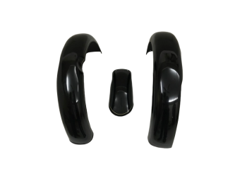 FIT FOR NORTON ES2 BLACK PAINTED FRONT AND REAR MUDGUARD SET 