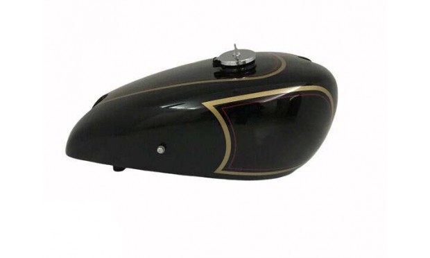 FIT FOR NORTON 16H BLACK PAINTED FUEL  PETROL TANK 