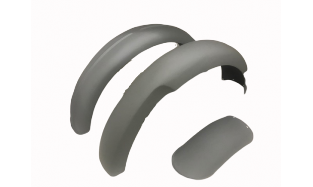 FIT FOR NORTON 16H FRONT AND REAR MUDGUARD / FENDER SET RAW STEEL