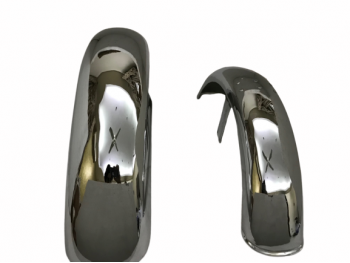Fit For Norton Commando Roadster Front & Rear Chrome Mudguard Set 