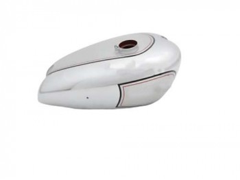 FIT FOR NORTON ES2 CHROMED AND SLIVER PAINTED PETROL TANK