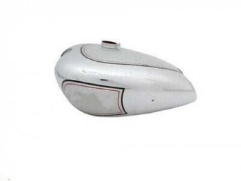 FIT FOR NORTON ES2 CHROMED AND SLIVER PAINTED PETROL TANK