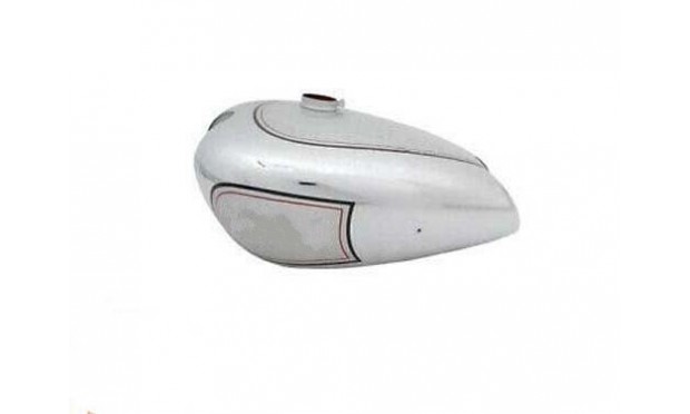 FIT FOR NORTON ES2 CHROMED AND SLIVER PAINTED PETROL TANK