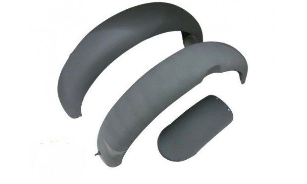 NORTON ES2 FRONT AND REAR RAW STEEL MUDGUARD SET|Fit For