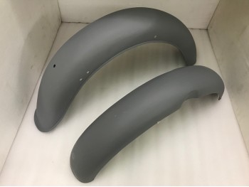 FIT FOR NORTON FEATHERBED SLIMLINE FRONT & REAR BARE METAL MUDGUARD SET