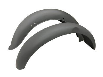 FIT FOR NORTON FEATHERBED SLIMLINE FRONT & REAR BARE METAL MUDGUARD SET