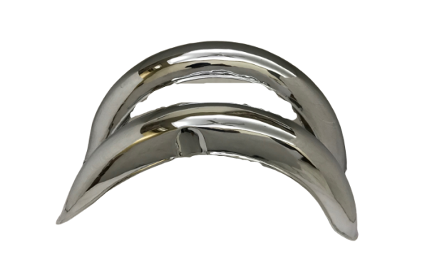 FIT FOR NORTON FEATHERBED SLIMLINE FRONT & REAR CHROMED MUDGUARD SET