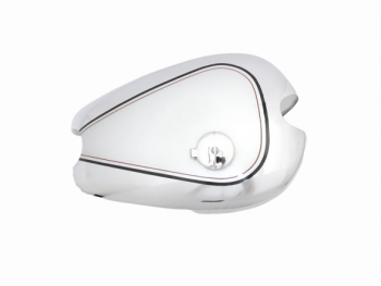 FIT FOR NORTON M18 1937 SILVER PAINTED CHROME FUEL TANK WITH CAP