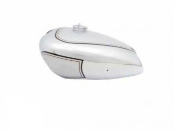FIT FOR NORTON M18 1937 SILVER PAINTED CHROME FUEL TANK WITH CAP