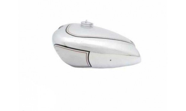 FIT FOR NORTON M18 1937 SILVER PAINTED CHROME FUEL TANK WITH CAP