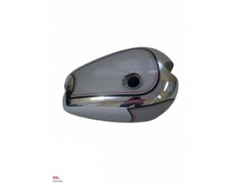 Fit For NORTON ES2 CHROME STEEL GAS PETROL TANK 1952( 2 side hole for knee pads)|