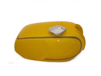 Fit For Norton Roadster Commando Yellow Painted Steel Fuel Gas Tank With Cap 