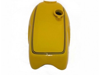 Fit For Norton Roadster Commando Yellow Painted Steel Fuel Gas Tank With Cap 