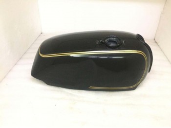 FIT FOR NORTON COMMANDO ROADSTER BLACK PAINTED GAS FUEL PETROL TANK