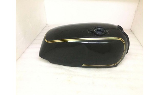 FIT FOR NORTON COMMANDO ROADSTER BLACK PAINTED GAS FUEL PETROL TANK