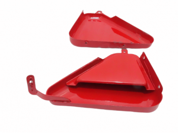 NORTON COMMANDO ROADSTER RED PAINTED TOOL BOX OIL TANK SIDE PANEL SET|Fit For