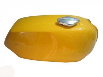 FIT FOR NORTON COMMANDO ROADSTER YELLOW PAINTED WITH LOGO ALUMINUM PETROL TANK 
