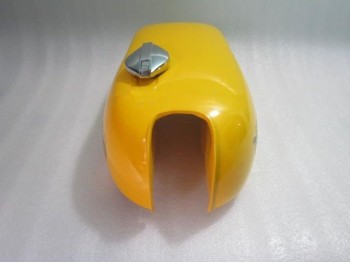 FIT FOR NORTON COMMANDO ROADSTER YELLOW PAINTED WITH LOGO ALUMINUM PETROL TANK 