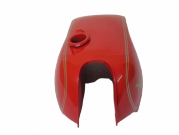 FIT FOR NORTON COMMANDO ROADSTER RED PAINTED WITH LOGO ALUMINUM PETROL TANK
