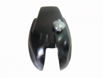 FIT FOR NORTON MANX TRITON WIDELINE MATTE BLACK PAINTED STEEL PETROL FUEL TANK WITH CAP