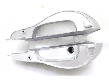 Fit For Norton Dominator Model 7 Silver Painted Fuel Petrol Tank With Cap 