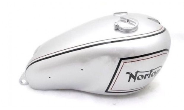 Norton Dominator Model 7 Silver Painted Fuel Petrol Tank With Cap |Fit For