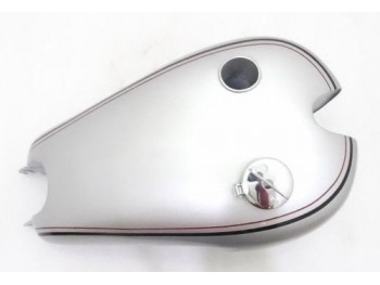 Fit For Norton Dominator Model 7 Silver Painted Fuel Petrol Tank With Cap 