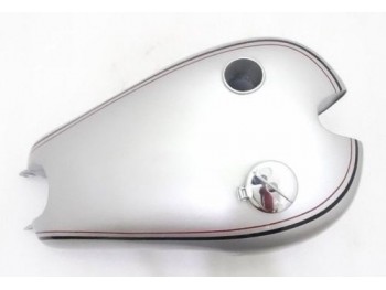 Norton Dominator Model 7 Silver Painted Fuel Petrol Tank With Cap |Fit For