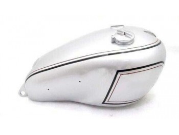 Fit For Norton Dominator Model 7 Silver Painted Fuel Petrol Tank With Cap 