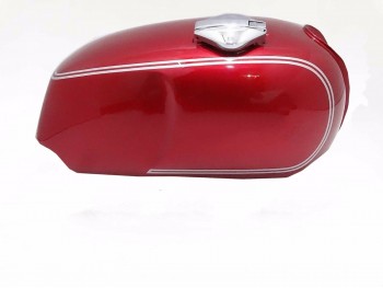 FIT FOR NORTON COMMANDO ROADSTER CHERRY PAINTED PETROL TANK