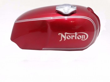 NORTON COMMANDO ROADSTER CHERRY PAINTED PETROL TANK |Fit For