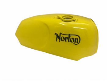 NORTON COMMANDO ROADSTER 750 YELLOW PAINTED WITH LOGO PETROL TANK + SIDE PANEL|Fit For