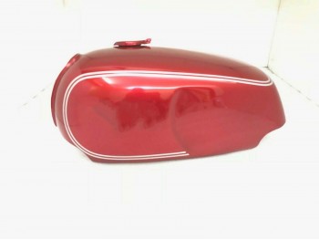 FIT FOR NORTON COMMANDO ROADSTER CHERRY TANK WITH SILVER DECALS + SIDE PANELS