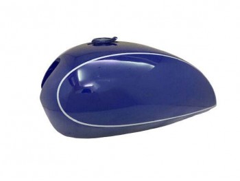 FIT FOR NORTON COMMANDO INTERSTATE BLUE PAINTED GAS FUEL PETROL TANK 