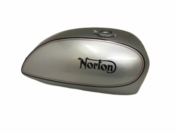 NORTON COMMANDO INTERSTATE SILVER PAINTED GAS FUEL PETROL TANK |Fit For