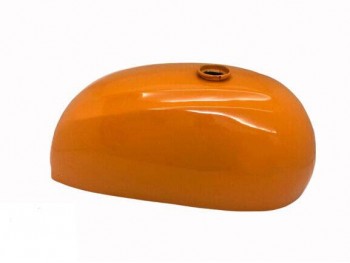 FIT FOR NORTON FEATHERBED SLIMLINE ORANGE PETROL TANK