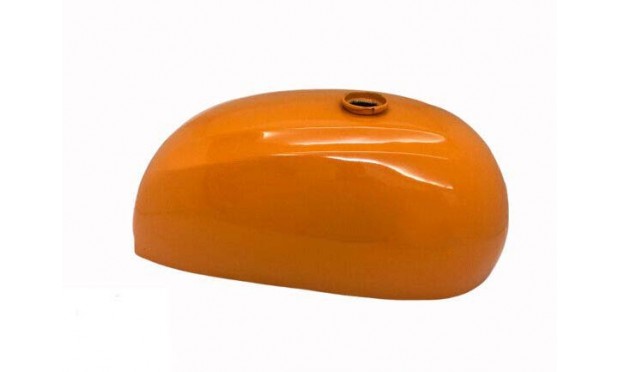 FIT FOR NORTON FEATHERBED SLIMLINE ORANGE PETROL TANK