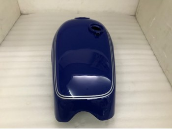 NORTON COMMANDO ROADSTER BLUE PAINTED ALUMINUM SILVER DECAL PETROL TANK|Fit For