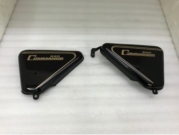 Fit For Norton Commando Roadster Black Painted Side Panel 